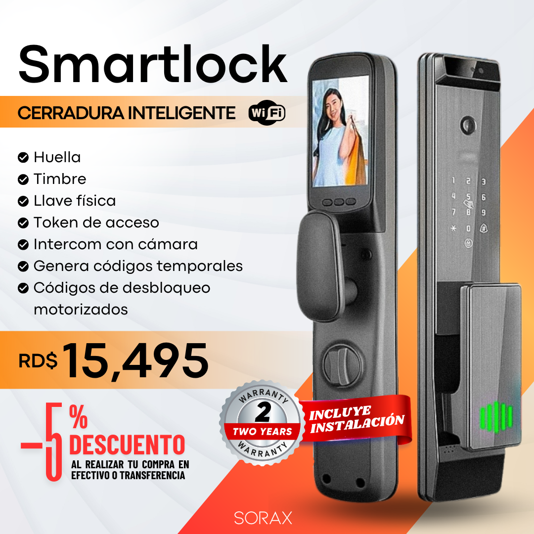 Cerraduras Inteligentes Sorax Smart Lock