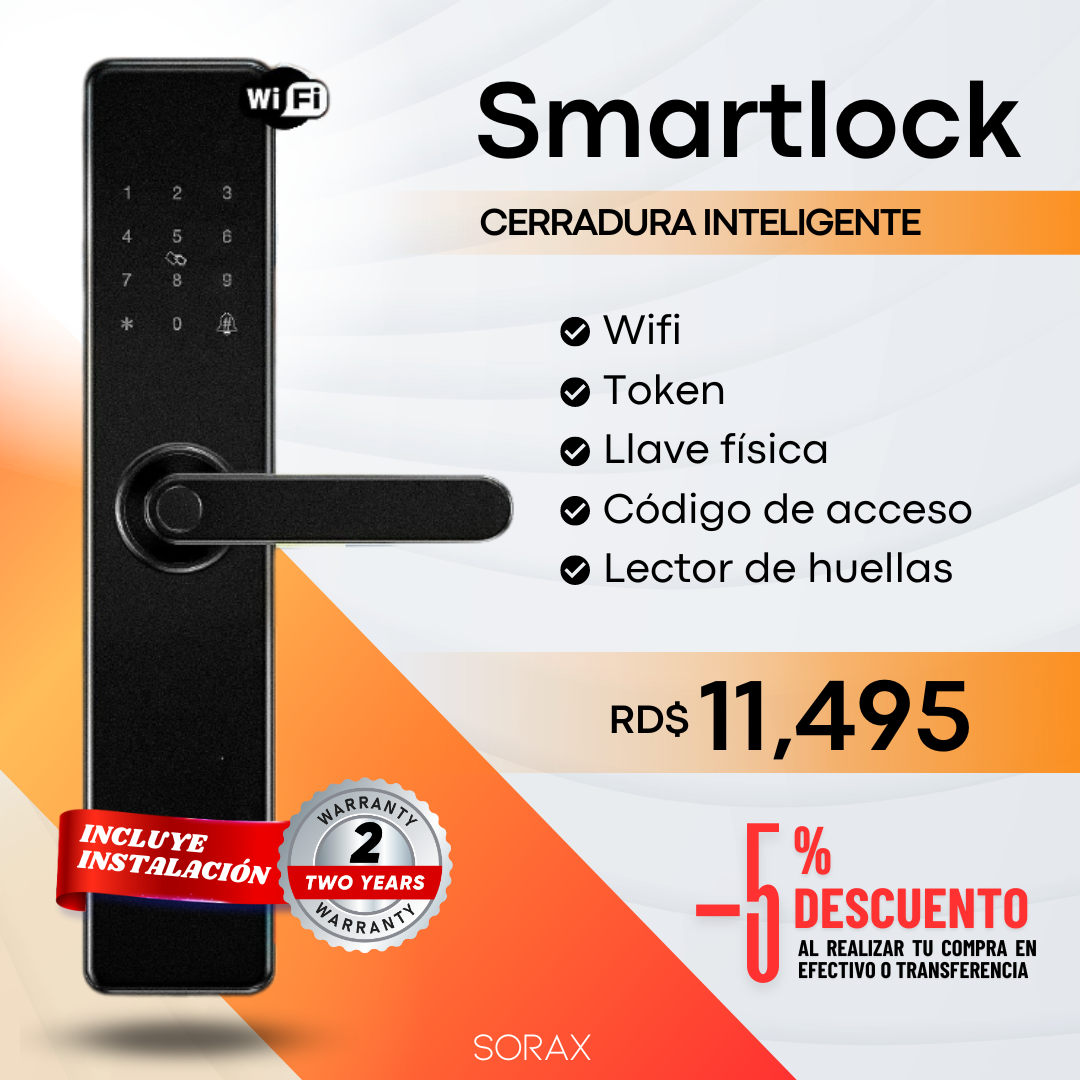 Cerraduras Inteligentes Sorax Smart Lock