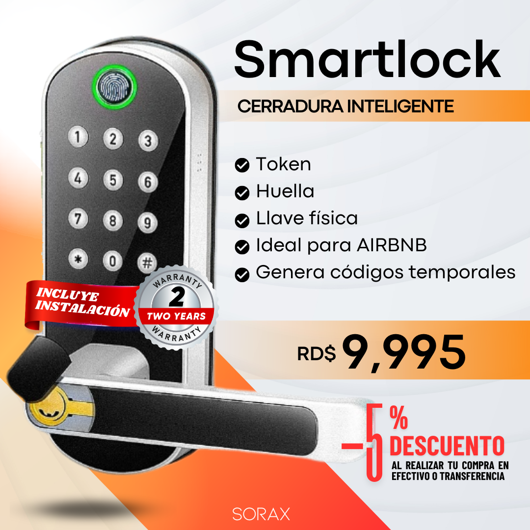 Cerraduras Inteligentes Sorax Smart Lock