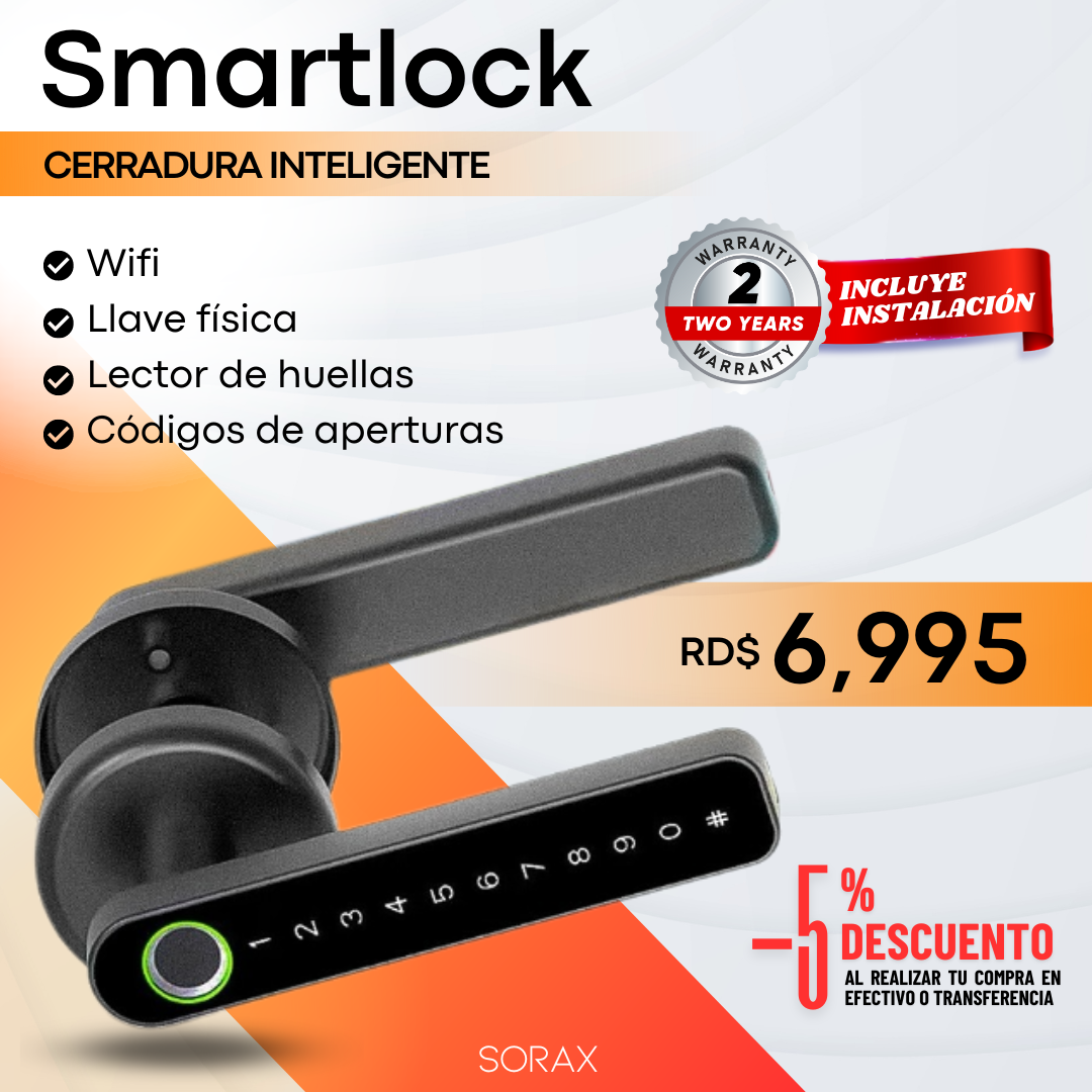 Cerraduras Inteligentes Sorax Smart Lock