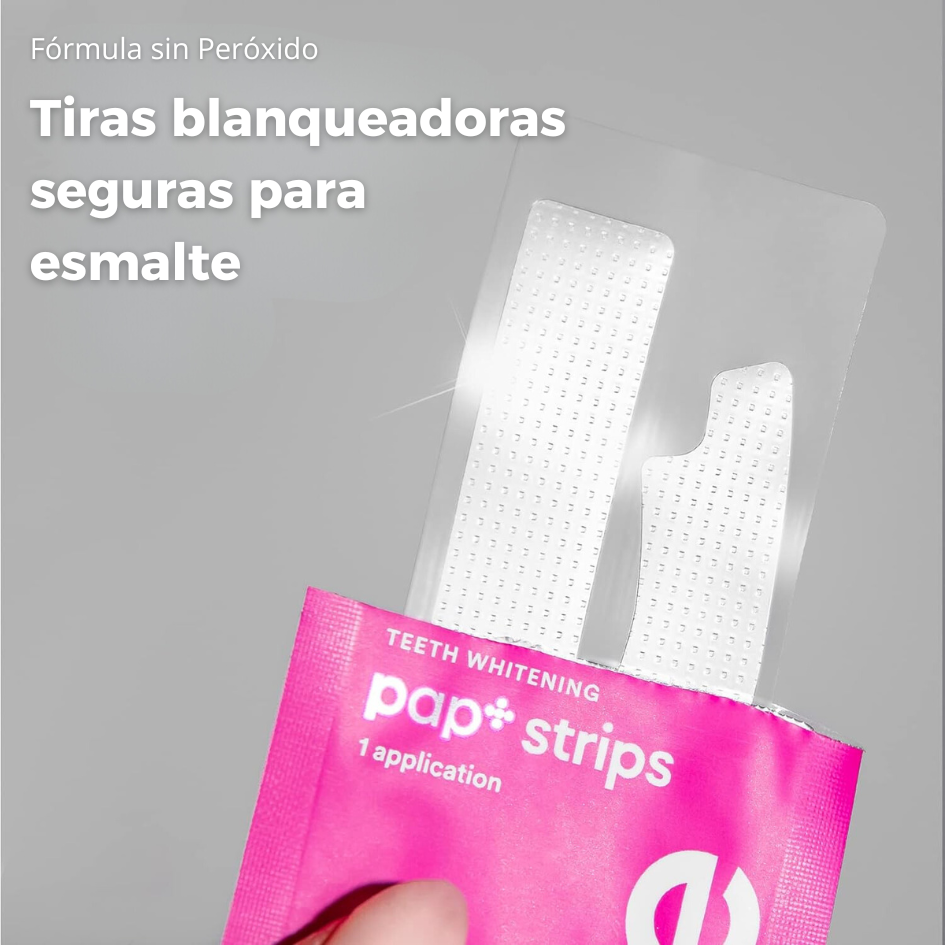 Tiras Blanqueadoras Dentales Hismile PAP+ Strips