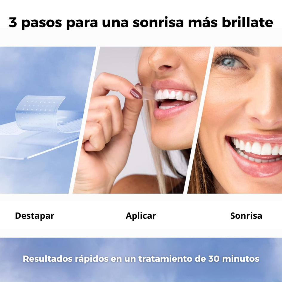 Tiras Blanqueadoras Dentales Hismile PAP+ Strips